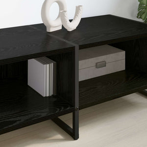 Ντουλάπι TV Μαύρη Οξυά 170.5 x 36 x 30.5 εκ Επεξεργασμένο ξύλο - Pakobazaar