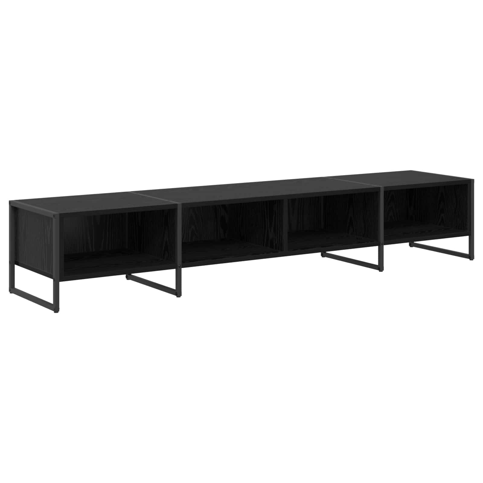 Ντουλάπι TV Μαύρη Οξυά 170.5 x 36 x 30.5 εκ Επεξεργασμένο ξύλο - Pakobazaar