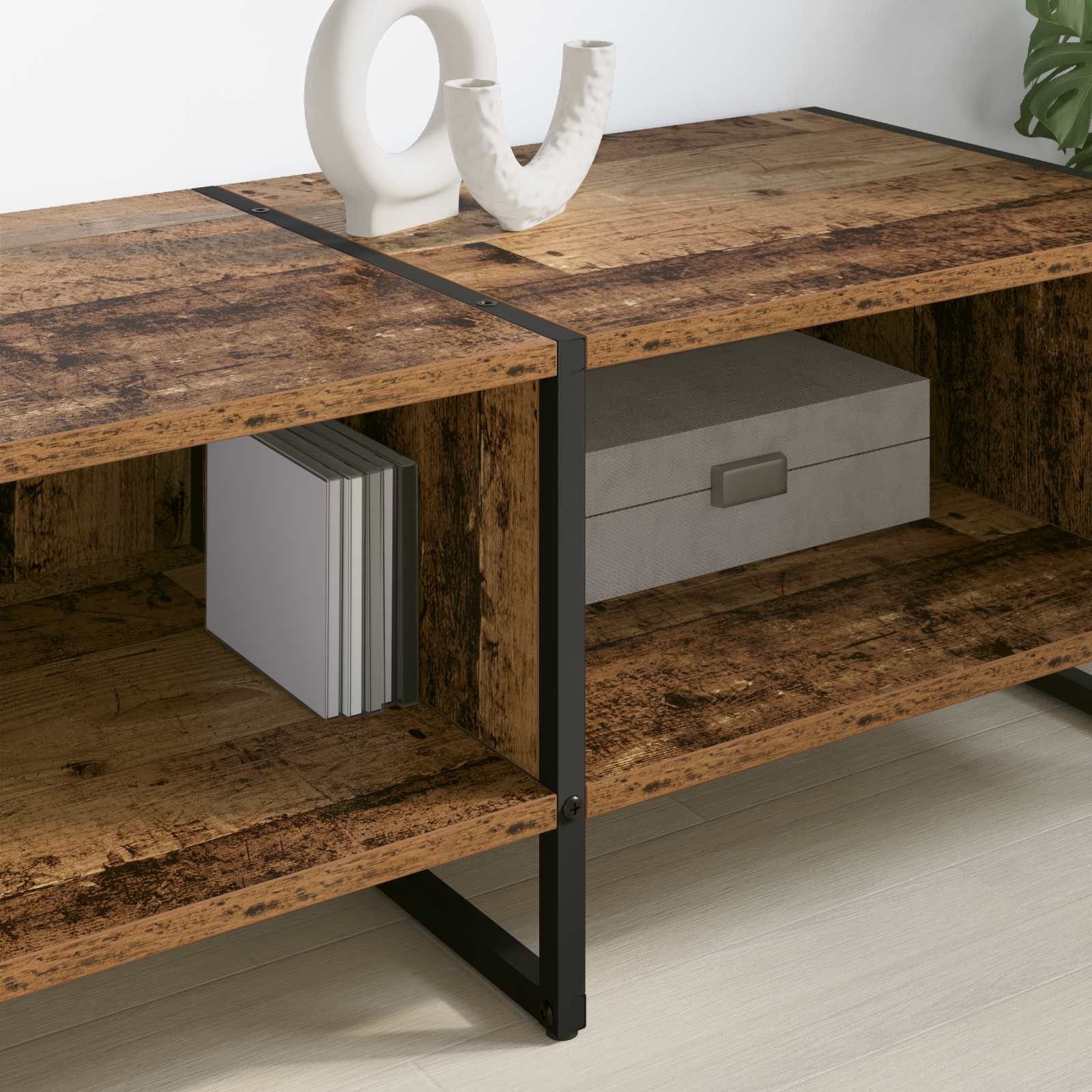Ντουλάπι TV Παλιό Ξύλο 170.5 x 36 x 30.5 εκ Επεξεργασμένο ξύλο - Pakobazaar