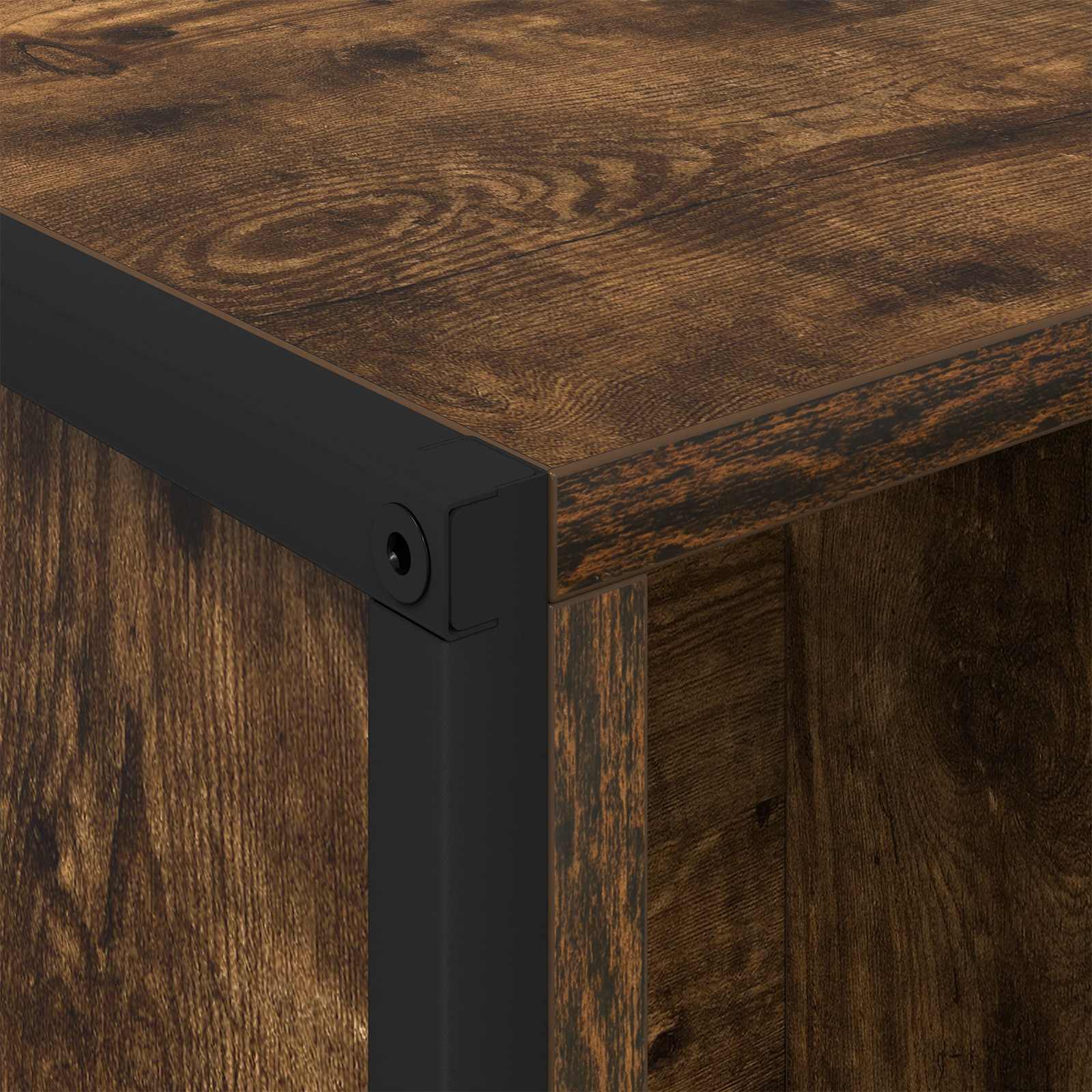 Βιβλιοθήκη Καπνιστό Δρύς 99.5 x 30 x 108.5 εκ