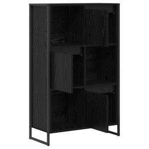 Βιβλιοθήκη 68 x 30 x 108.5 εκ. Επεξεργασμένο Ξύλο Μαύρη Οξυά