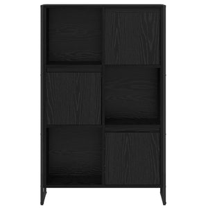 Βιβλιοθήκη 68 x 30 x 108.5 εκ. Επεξεργασμένο Ξύλο Μαύρη Οξυά