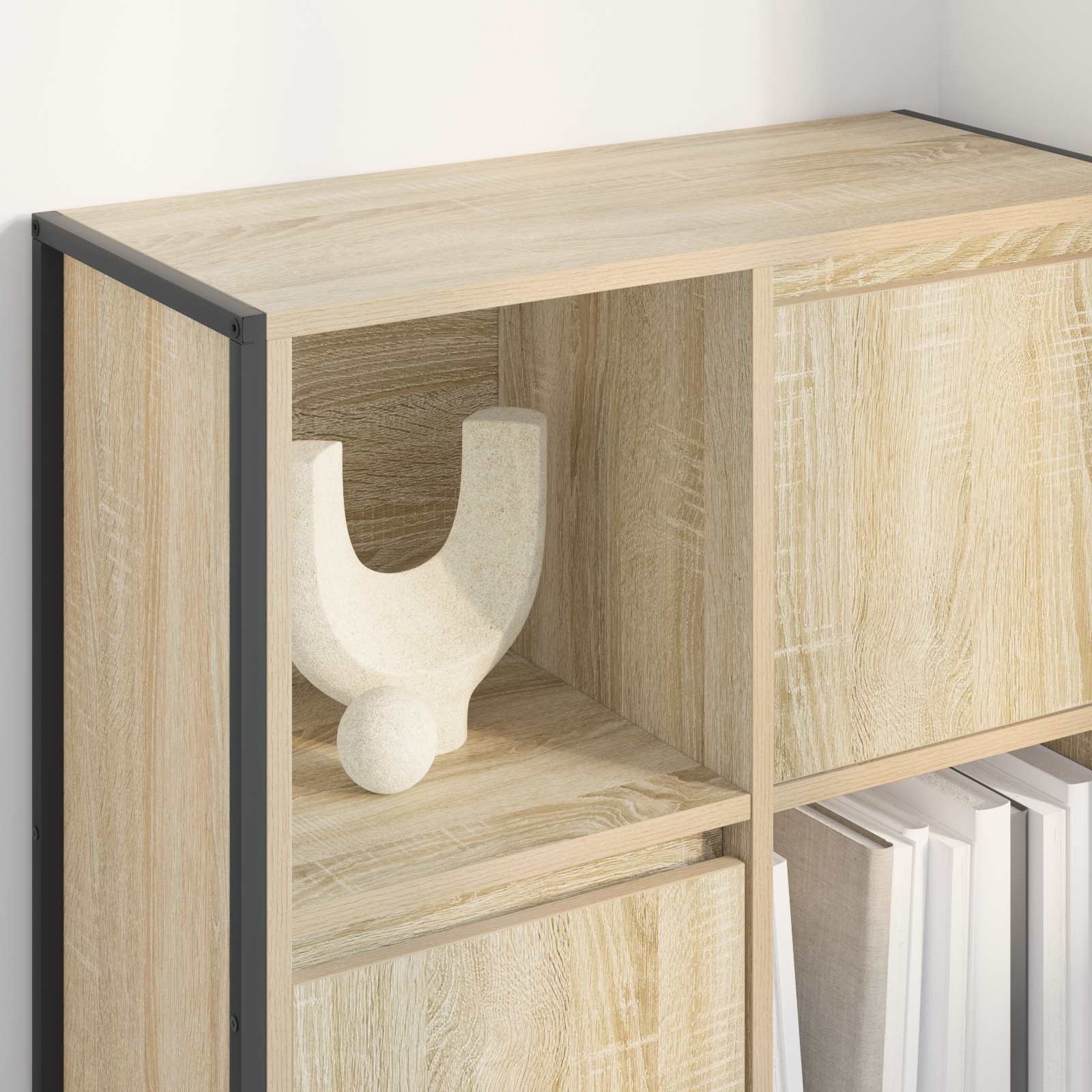 Βιβλιοθήκη Σονόμα 68 x 30 x 108.5 εκ. Επεξεργασμένο ξύλο