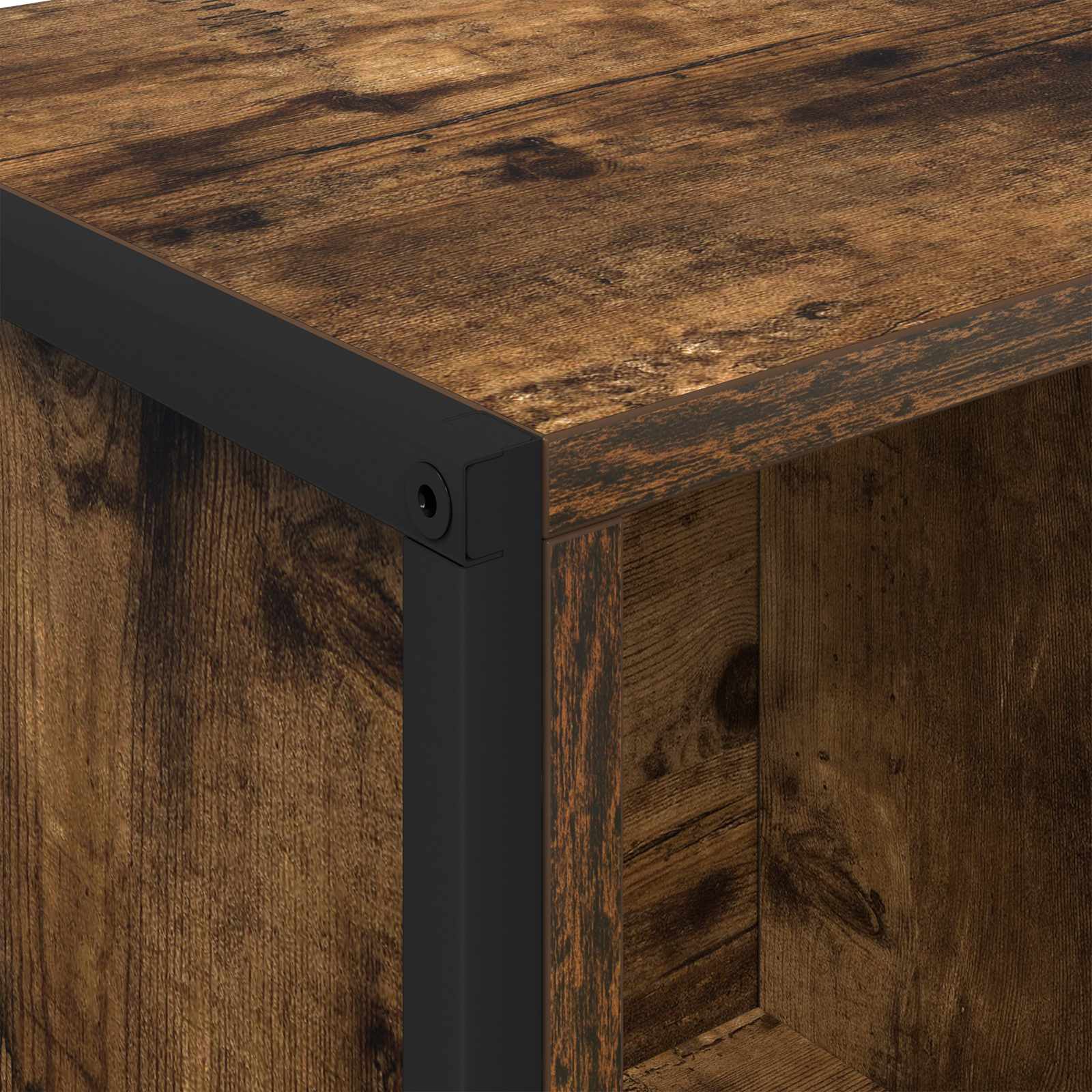 Βιβλιοθήκη Καπνιστό Δρύς 68 x 30 x 108.5 εκ. Επεξεργασμένο ξύλο