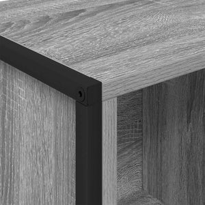 Βιβλιοθήκη 68 x 30 x 108.5 εκ. Επεξεργασμένο Ξύλο Γκρίζο Σονομα
