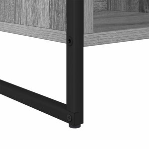 Βιβλιοθήκη 68 x 30 x 108.5 εκ. Επεξεργασμένο Ξύλο Γκρίζο Σονομα