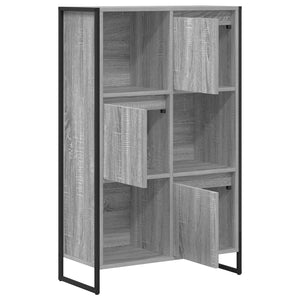 Βιβλιοθήκη 68 x 30 x 108.5 εκ. Επεξεργασμένο Ξύλο Γκρίζο Σονομα