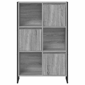 Βιβλιοθήκη 68 x 30 x 108.5 εκ. Επεξεργασμένο Ξύλο Γκρίζο Σονομα