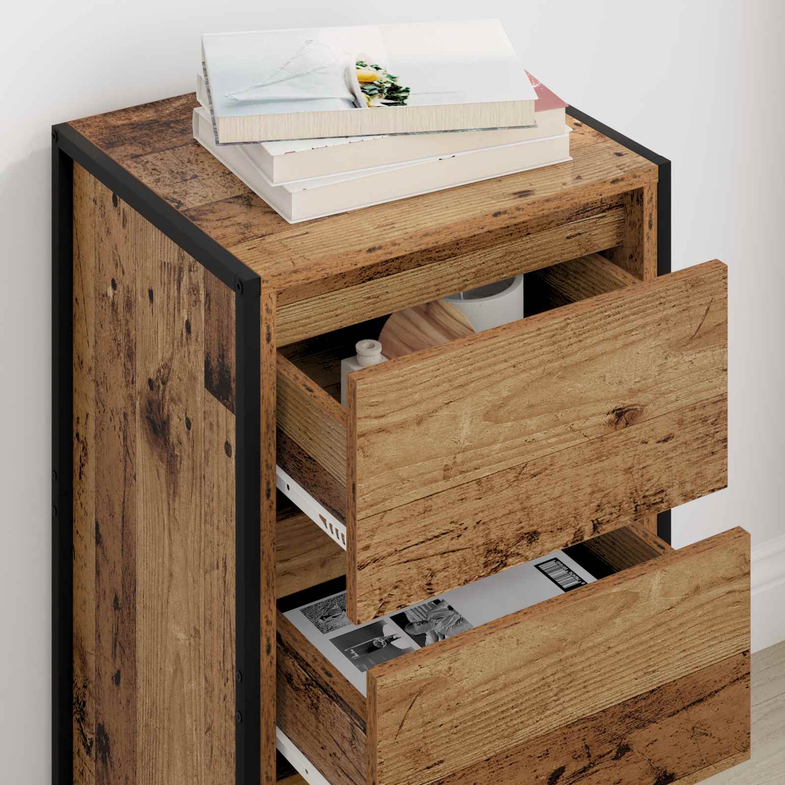 Πλαϊνό γραφείο Παλιό Ξύλο 42 x 36 x 75.5 εκ. Επεξεργασμένο ξύλο