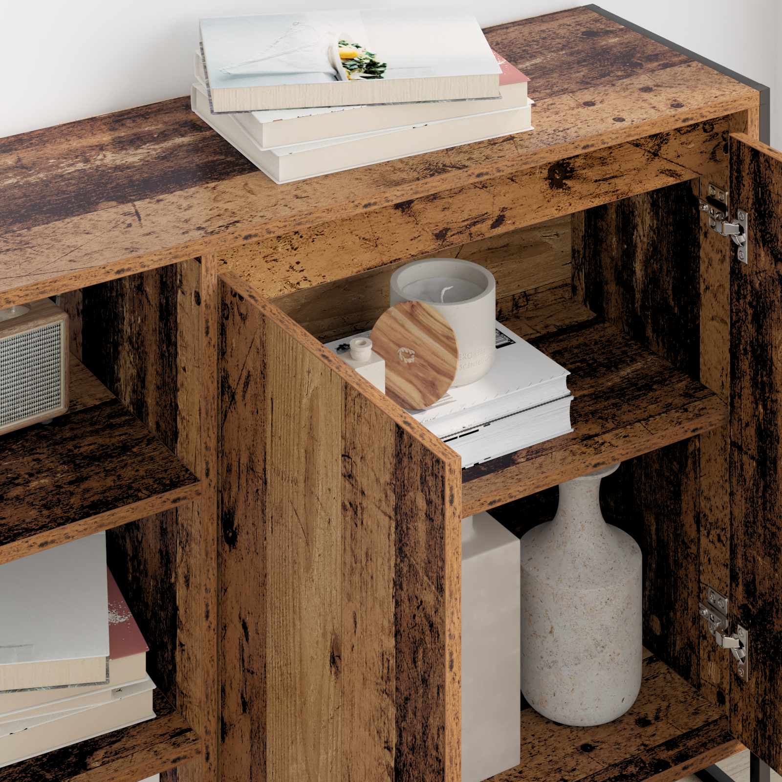 Βοηθητικό ντουλάπι Παλιό Ξύλο 96.5 x 30 x 75 εκ