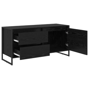 Ντουλάπι TV 100 x 36 x 49.5 εκ Μαύρη Οξυά Επεξεργασμένο Ξύλο