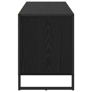Ντουλάπι TV 100 x 36 x 49.5 εκ Μαύρη Οξυά Επεξεργασμένο Ξύλο