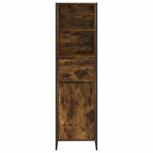 Βιβλιοθήκη Καπνιστό Δρύς 43 x 36 x 150.5 εκ Επεξεργασμένο Ξύλο