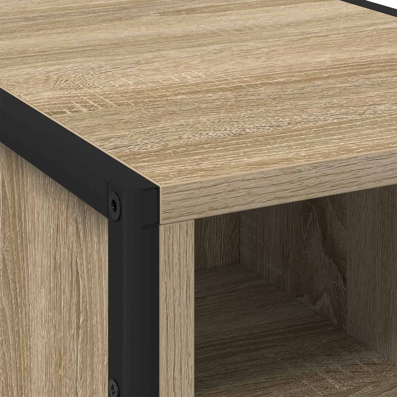 Κομοδίνο 2 pcs Σονόμα 39.5 x 30 x 50 εκ Επεξεργασμένο ξύλο
