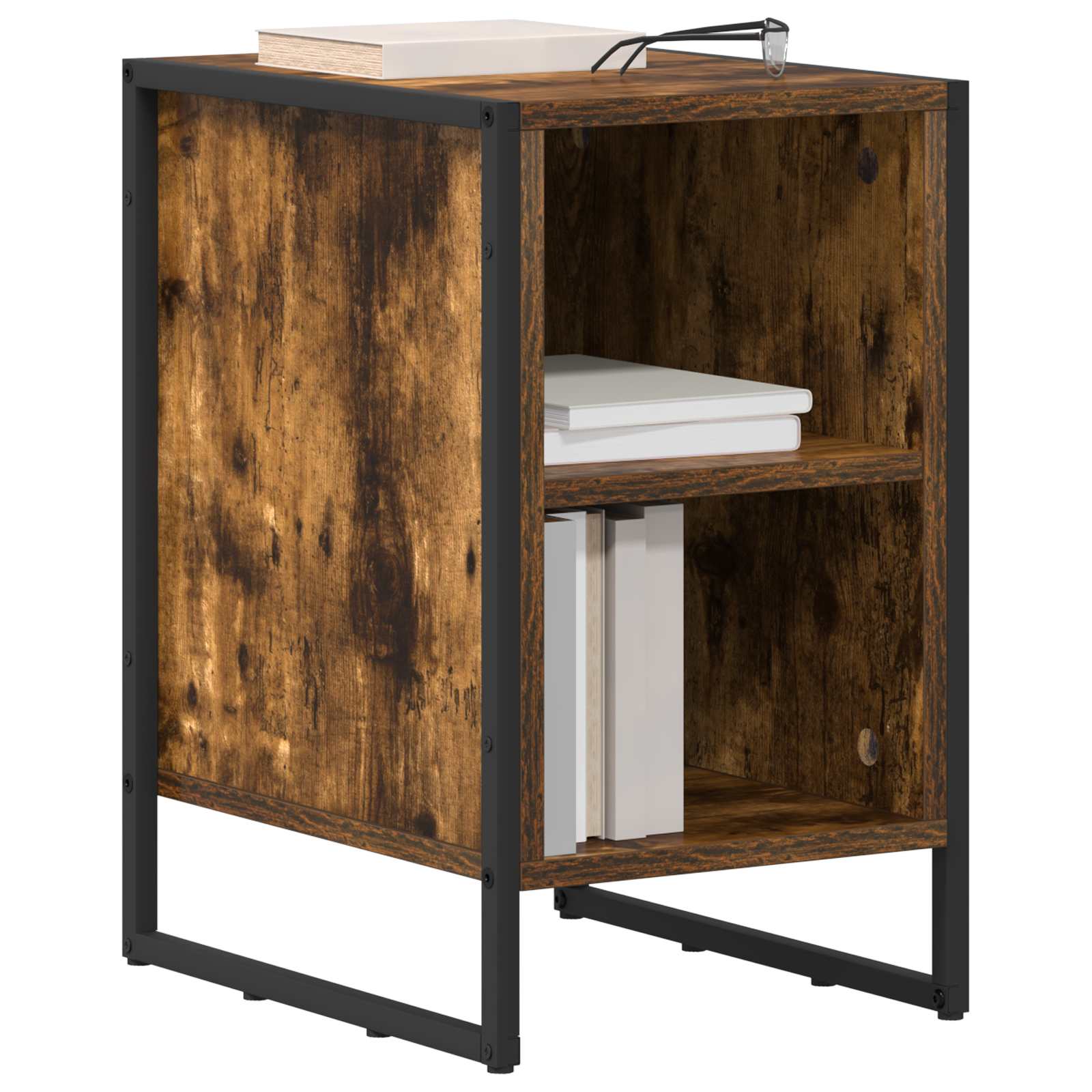 Κομοδίνο 2 pcs Καπνιστό Δρυς 39.5 x 30 x 50 εκ