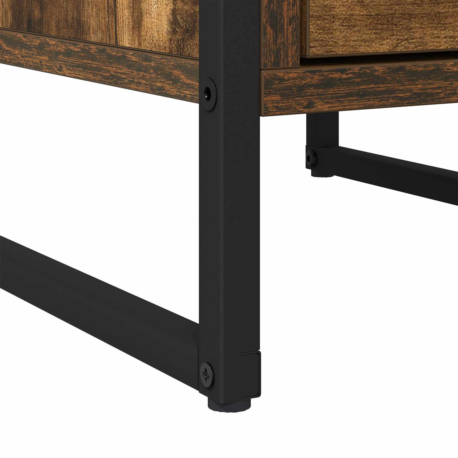 Κομοδίνο Καπνιστό Δρύς 39,5 x 30 x 50 εκ Επεξεργασμένο ξύλο