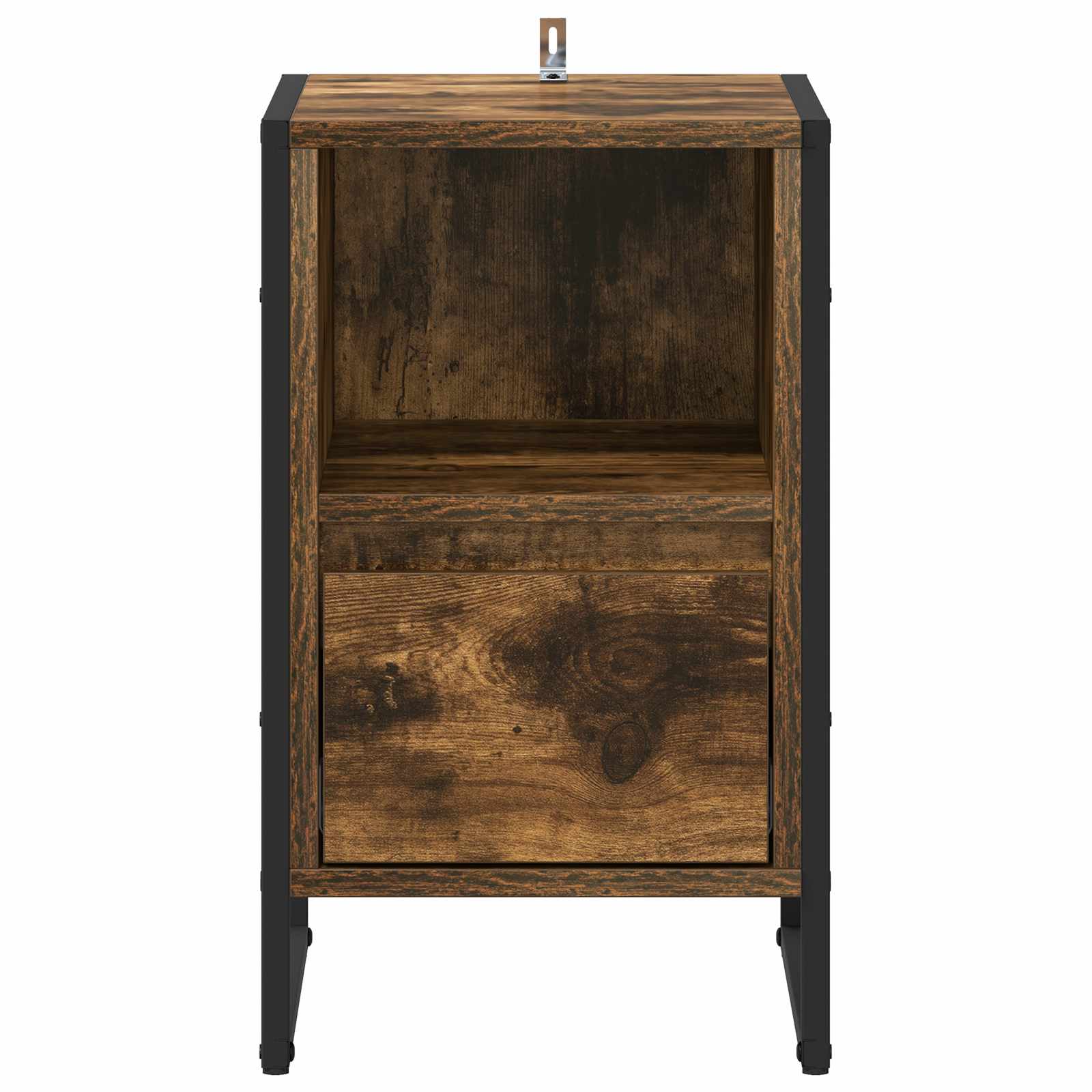 Κομοδίνο με συρτάρι 2 pcs Καπνιστό Δρύς 39,5 x 30 x 50 εκ