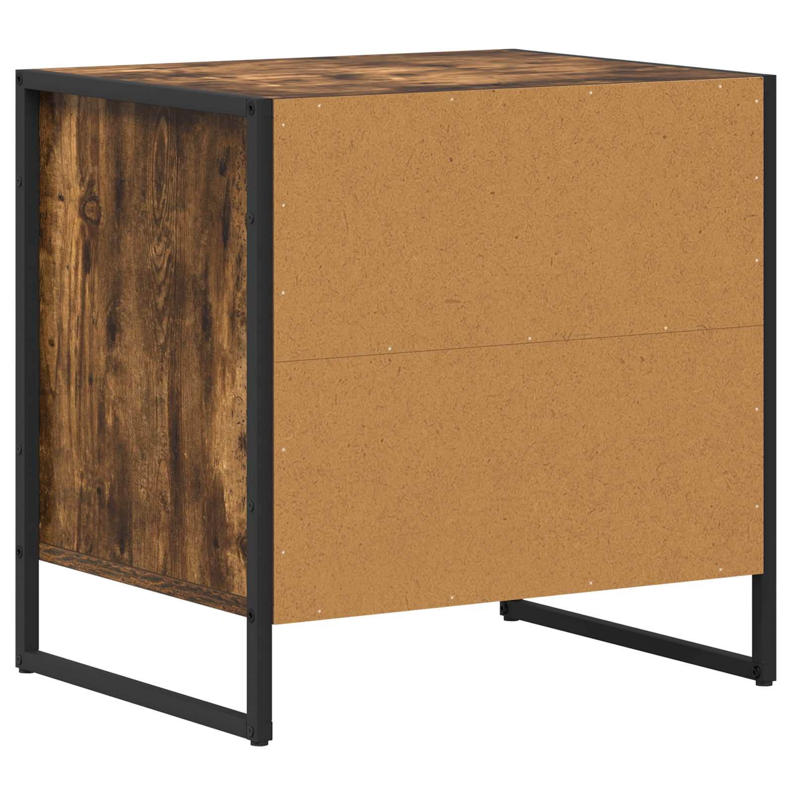 Κομοδίνο με συρτάρι 2 pcs Καπνιστό Δρύς 50 x 39,5 x 50 εκ.