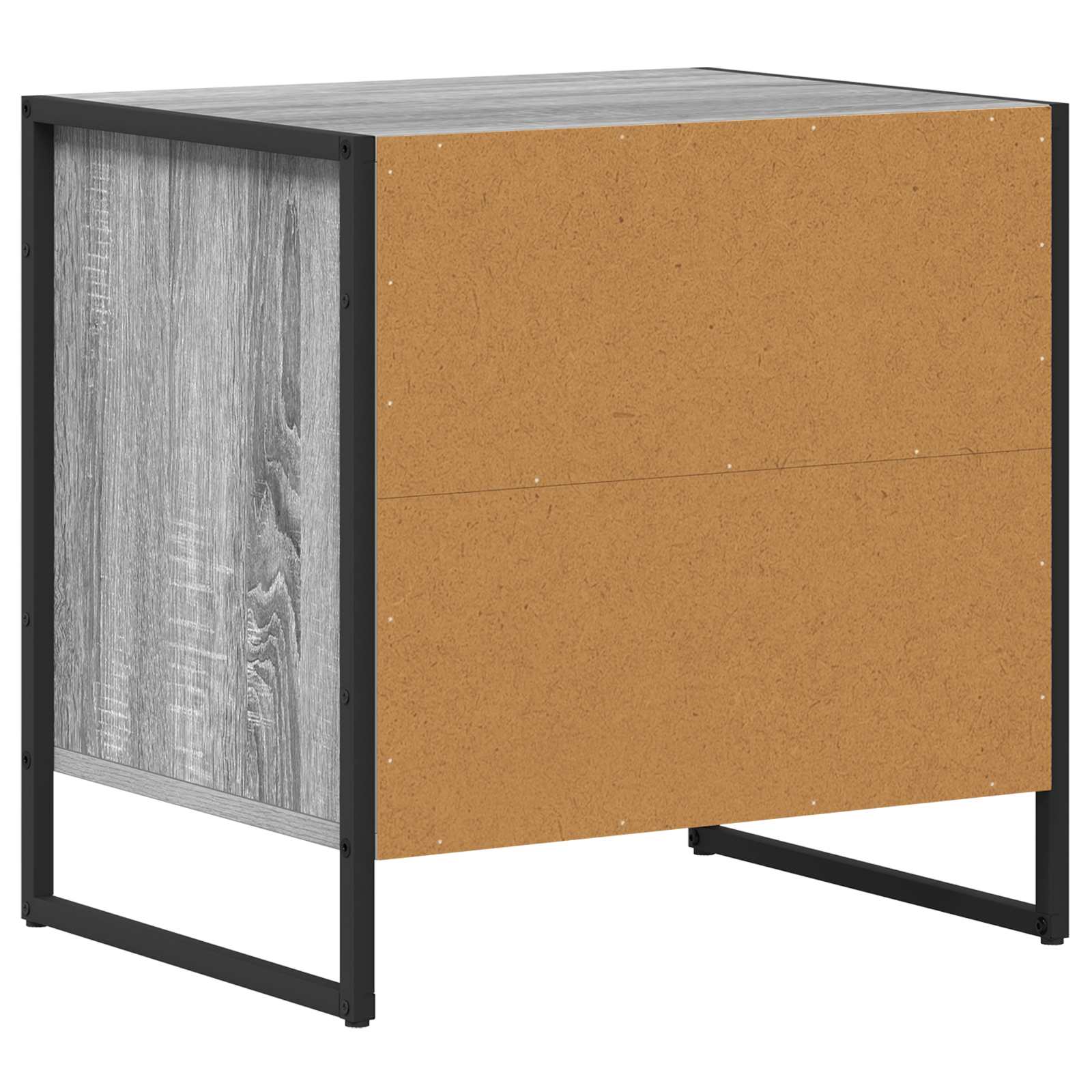 Κομοδίνο με συρτάρι 2 pcs Γκρίζο Σονομα 50 x 39,5 x 50 εκ. - Pakobazaar