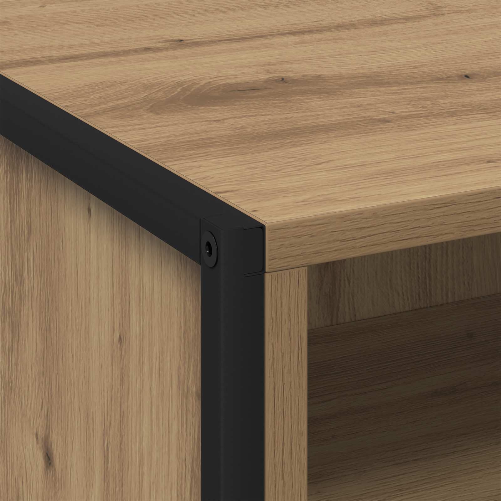 Κομοδίνο 2 pcs Καρυδιά Χειροποίητης Εργασίας 50 x 39,5 x 50 εκ. - Pakobazaar