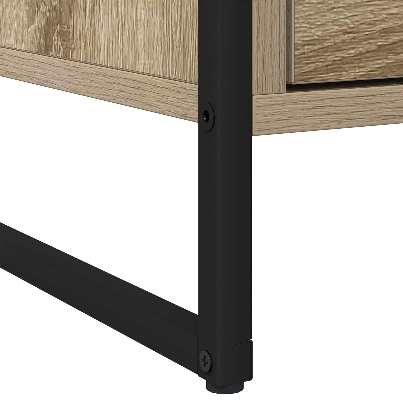 Κομοδίνο 2 pcs Σονόμα 50 x 39.5 x 50 εκ. Επεξεργασμένο ξύλο - Pakobazaar