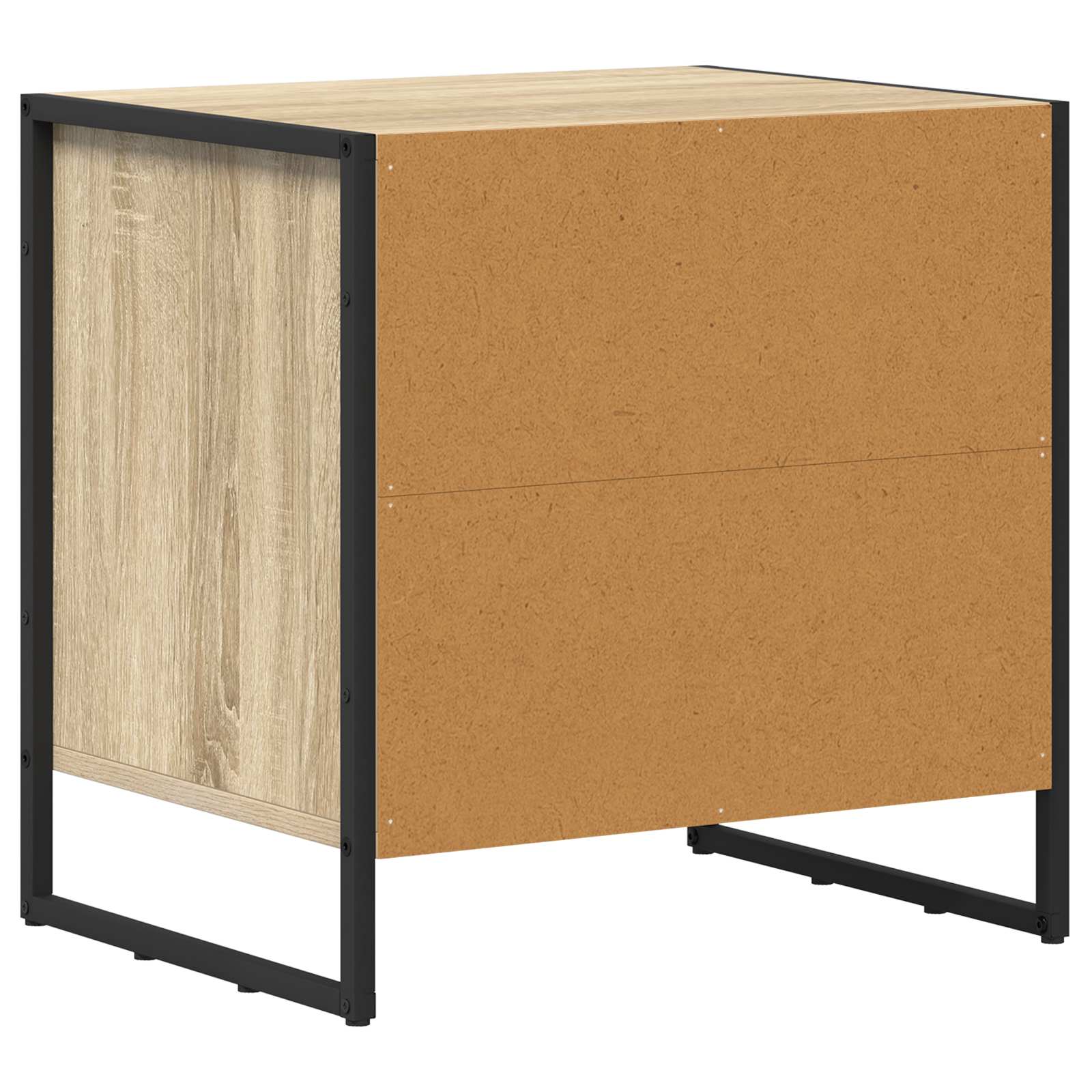Κομοδίνο 2 pcs Σονόμα 50 x 39.5 x 50 εκ. Επεξεργασμένο ξύλο - Pakobazaar