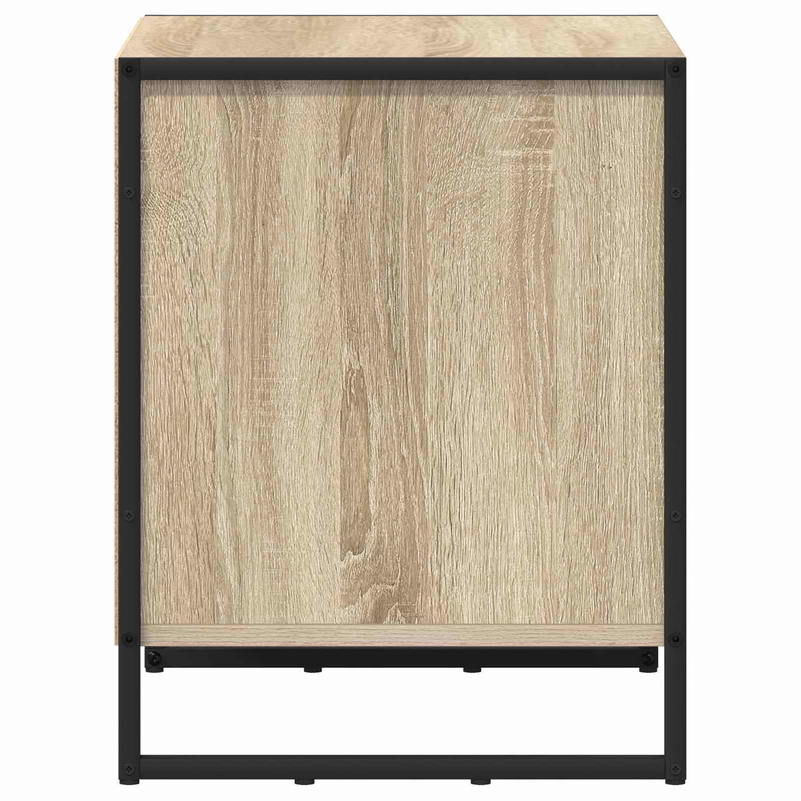 Κομοδίνο 2 pcs Σονόμα 50 x 39.5 x 50 εκ. Επεξεργασμένο ξύλο - Pakobazaar