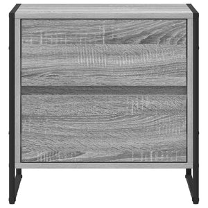 Κομοδίνο 2 τμχ. Γκρίζο Σονομα 50 x 39.5 x 50 εκ.
