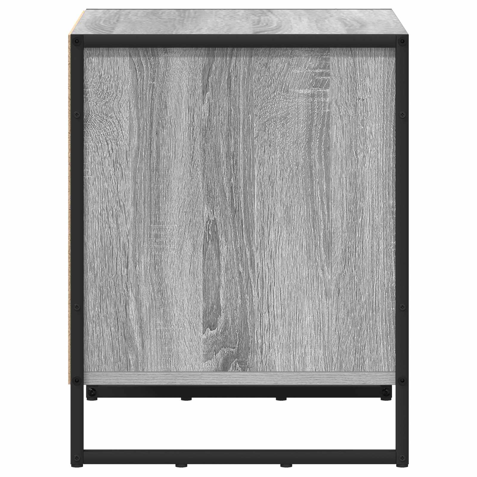 Κομοδίνο με συρτάρι 2 pcs Γκρίζο Σονομα 50 x 39.5 x 50 εκ.