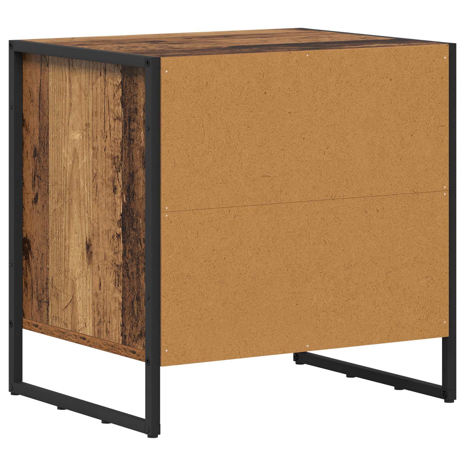 Κομοδίνο 2 pcs Παλιό Ξύλο 50 x 39.5 x 50 εκ. Επεξεργασμένο ξύλο