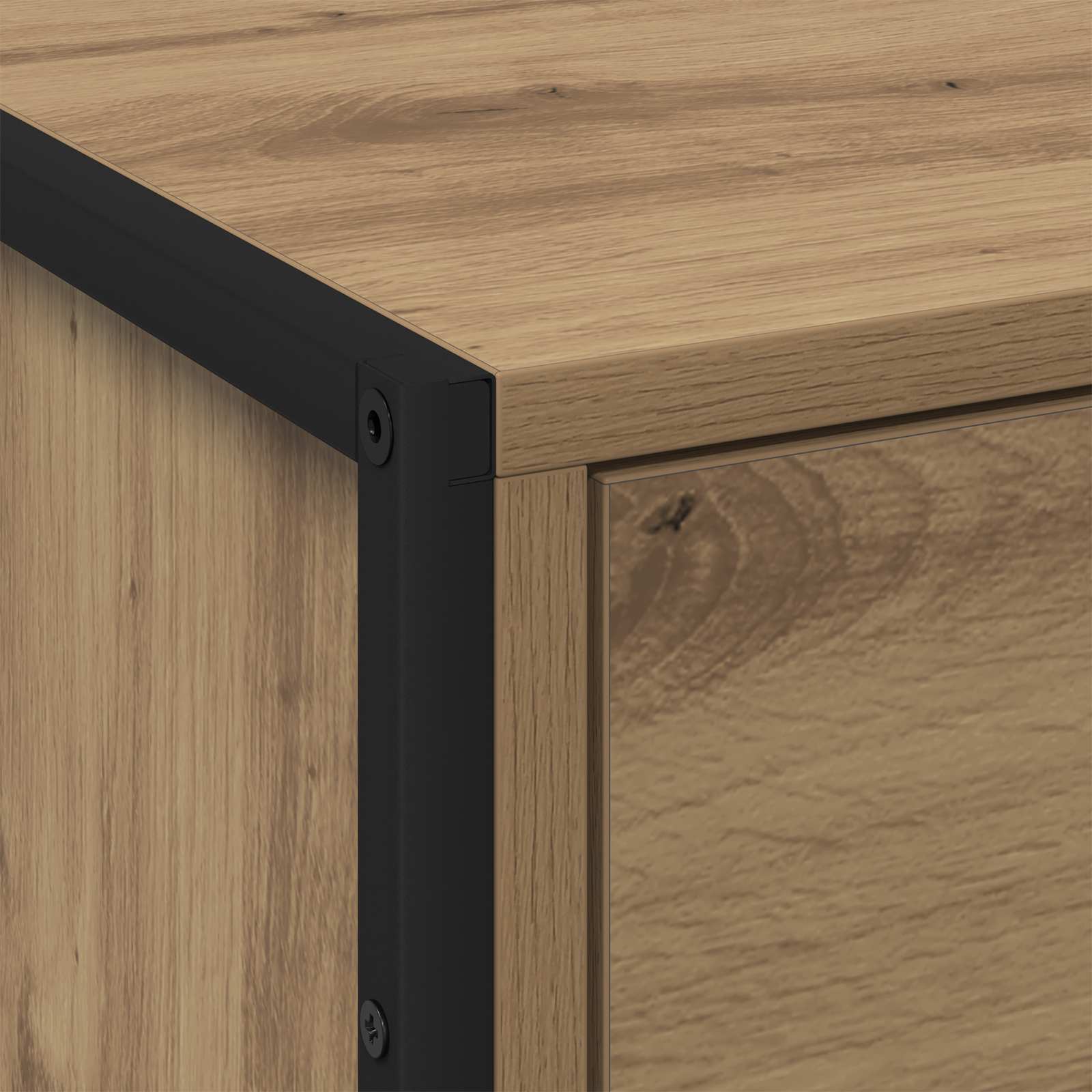 Κομοδίνο 2 pcs Καρυδιά Χειροποίητης Εργασίας 50 x 39.5 x 50 εκ. - Pakobazaar