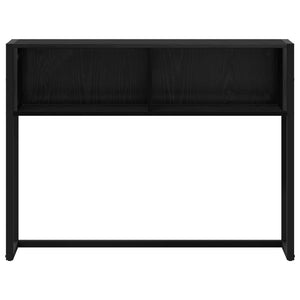 End Table Μαύρη Οξυά 100 x 36 x 75 εκ. Επεξεργασμένο Ξύλο