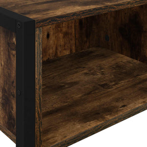 End Table Καπνιστό Δρύς 100 x 36 x 75 εκ. Επεξεργασμένο Ξύλο