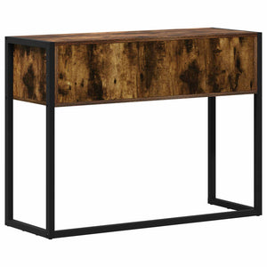 End Table Καπνιστό Δρύς 100 x 36 x 75 εκ. Επεξεργασμένο Ξύλο