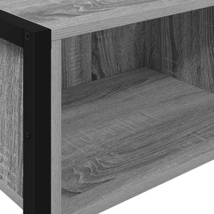End Table Γκρίζο Σονομα 100 x 36 x 75 εκ. Επεξεργασμένο Ξύλο
