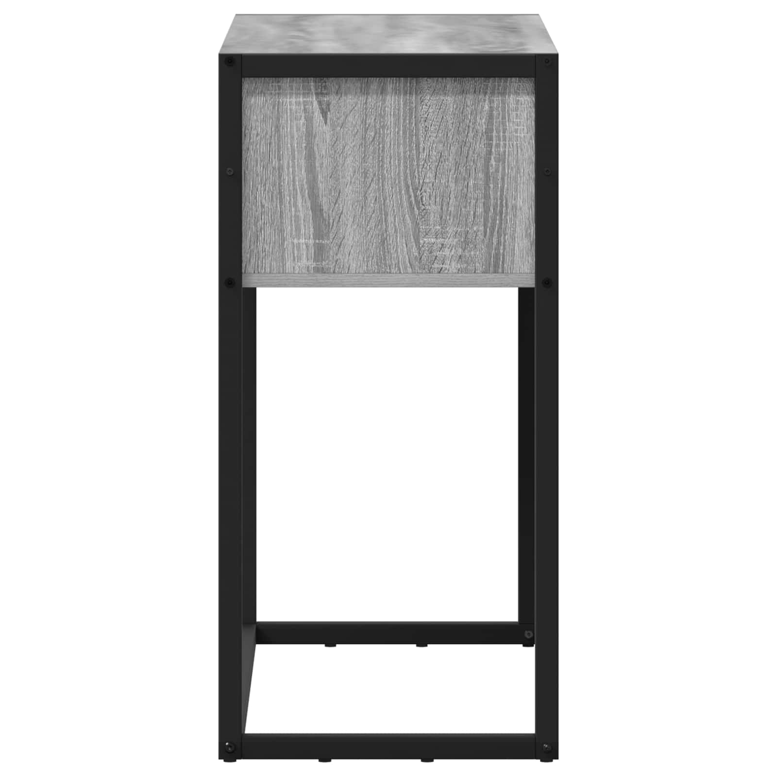 End Table Γκρίζο Σονομα 100 x 36 x 75 εκ. Επεξεργασμένο ξύλο