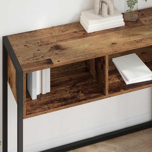End Table Παλιό Ξύλο 100 x 36 x 75 εκ. Επεξεργασμένο Ξύλο