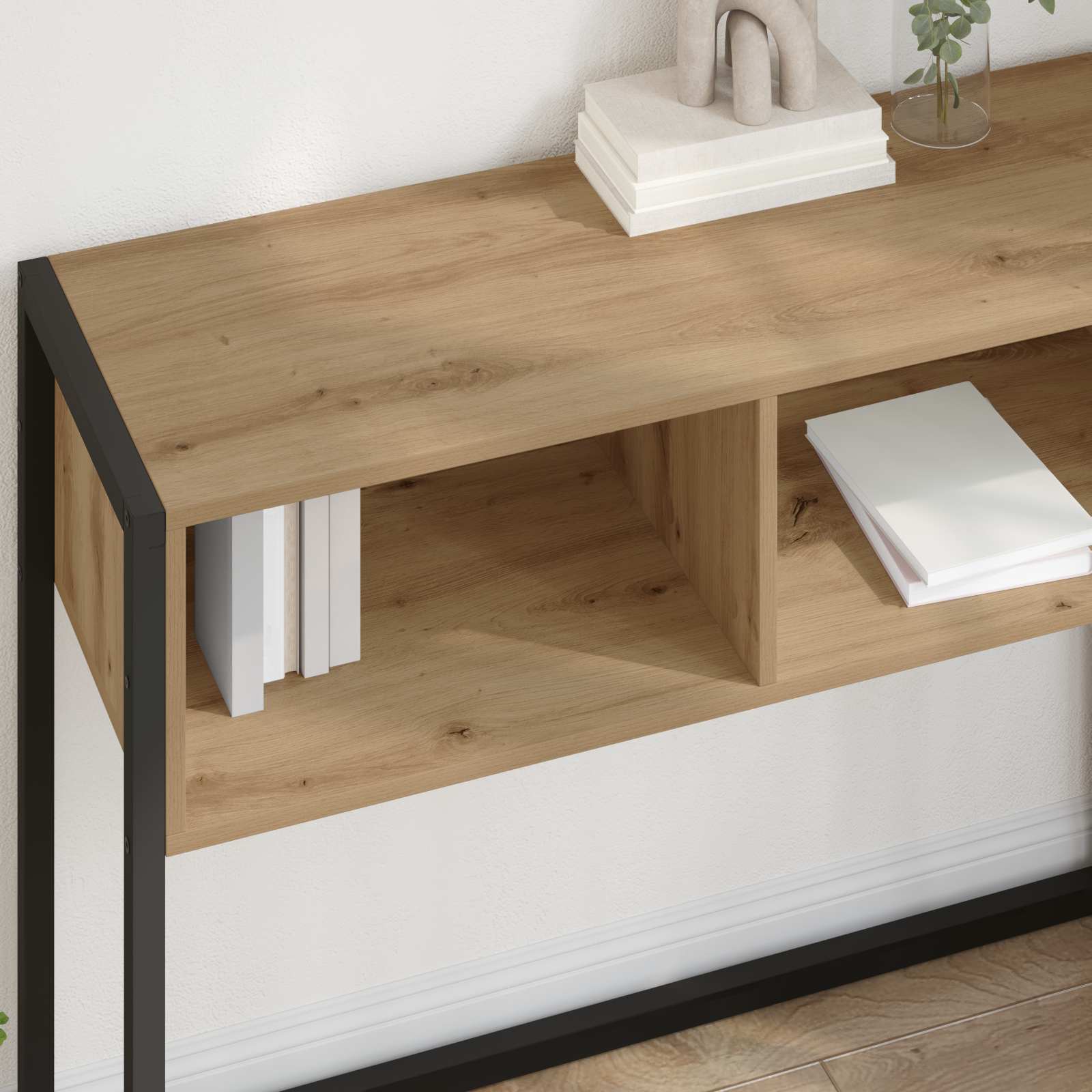 End Table Καρυδιά Χειροποίητης Εργασίας 100 x 36 x 75 εκ.