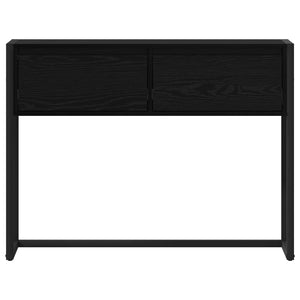 End Table Μαύρη Οξυά 100 x 36 x 75 εκ. Επεξεργασμένο ξύλο - Pakobazaar