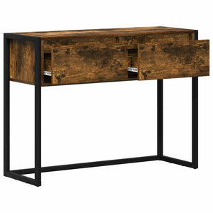 End Table Καπνιστό Δρύς 100 x 36 x 75 εκ. Επεξεργασμένο Ξύλο