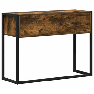 End Table Καπνιστό Δρύς 100 x 36 x 75 εκ. Επεξεργασμένο Ξύλο