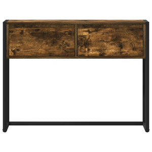 End Table Καπνιστό Δρύς 100 x 36 x 75 εκ. Επεξεργασμένο Ξύλο
