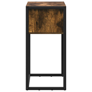 End Table Καπνιστό Δρύς 100 x 36 x 75 εκ. Επεξεργασμένο Ξύλο
