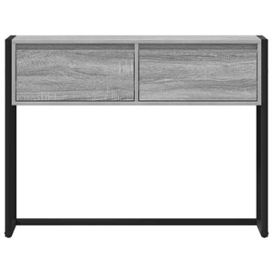 End Table Γκρίζο Σονομα 100 x 36 x 75 εκ. Επεξεργασμένο Ξύλο