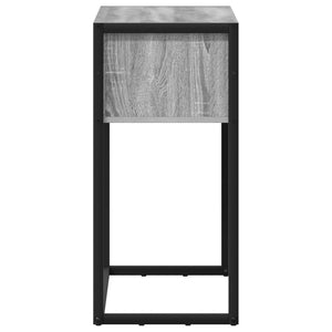 End Table Γκρίζο Σονομα 100 x 36 x 75 εκ. Επεξεργασμένο Ξύλο