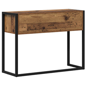 End Table Παλιό Ξύλο 100 x 36 x 75 εκ. Επεξεργασμένο Ξύλο