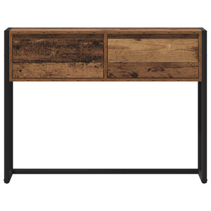 End Table Παλιό Ξύλο 100 x 36 x 75 εκ. Επεξεργασμένο Ξύλο