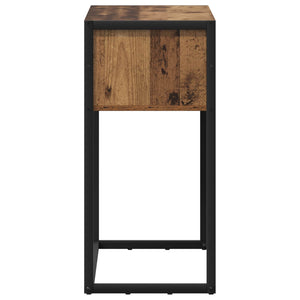 End Table Παλιό Ξύλο 100 x 36 x 75 εκ. Επεξεργασμένο Ξύλο