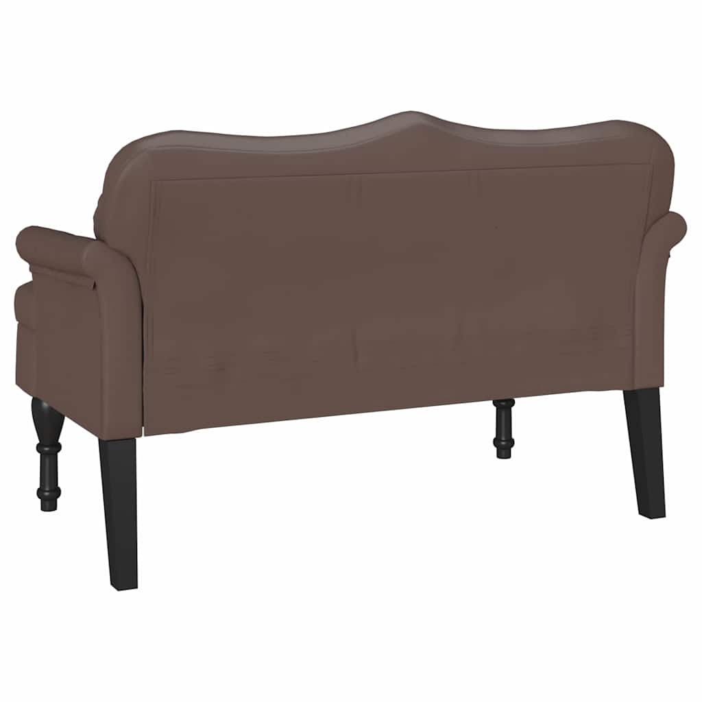 Καναπές Chesterfield Καφέ 120,5 x 65 x 75 εκ. Τεχνητό Δέρμα - Pakobazaar