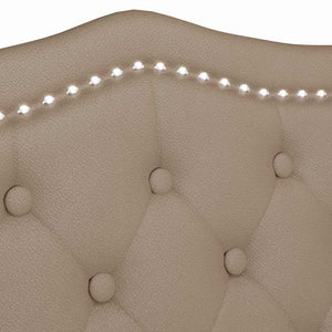 Καναπές Chesterfield με μαξιλάρι Καπουτσίνο 120,5 x 65 x 75 εκ. - Pakobazaar